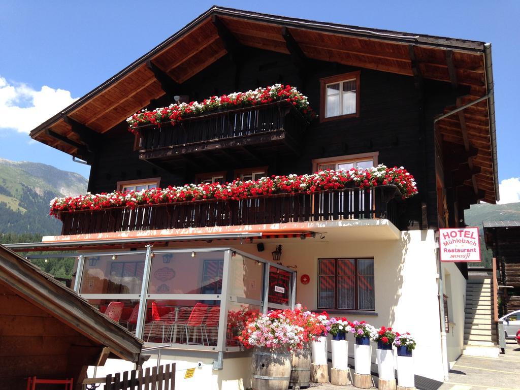 Hotel Haus Muehlebach Ernen Esterno foto